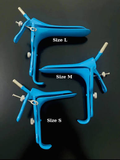 Graves Vaginal Speculum (small, medium, large) Blue coated, non-conducive, LEEP