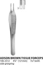 Adson-Brown Tissue Fprce[s 9x9 Teeth 4.75”