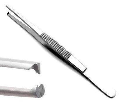 Tissue Thumb Forcep 1x2 teeth (Available in 6 sizes)