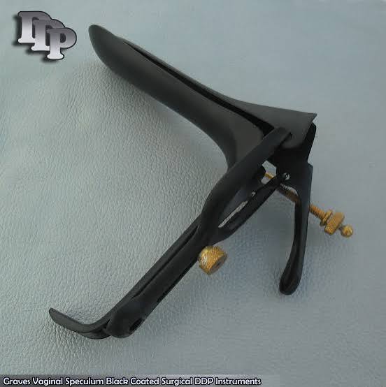 Graves Vaginal Speculum (Black) 3 sizes available
