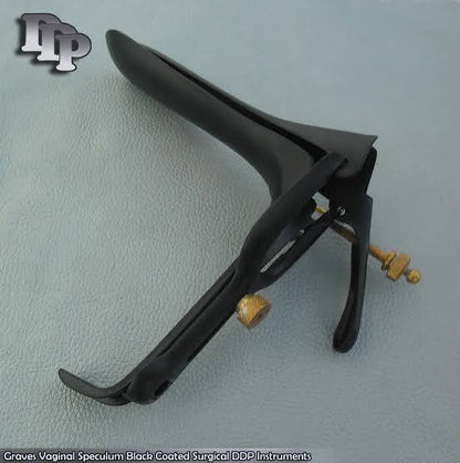 Graves Vaginal Speculum (Black) 3 sizes available