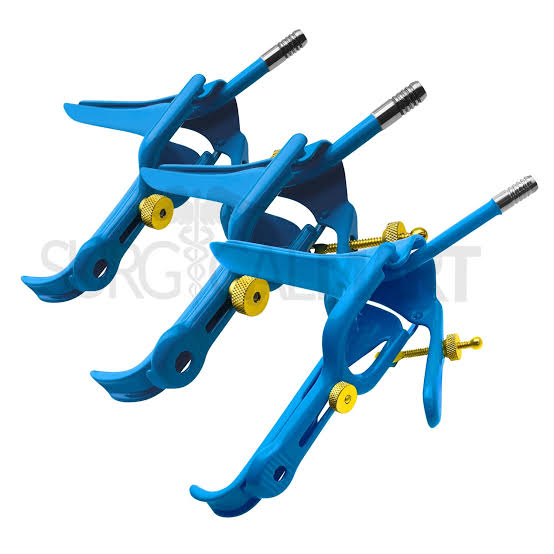 Pederson Vaginal Speculum 3 sizes available (Blue)