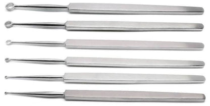 Fox Dermal Curette 5.75” Round 6mm