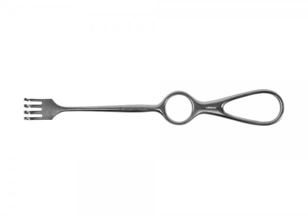 Volkman Retractor 4 Prong Sharp