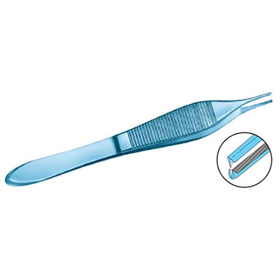 Micro-Adson Forceps 1x2 teeth 4.75” Titanium