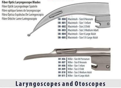 Laryngoscope Blade Macintosh (6 sizes available)