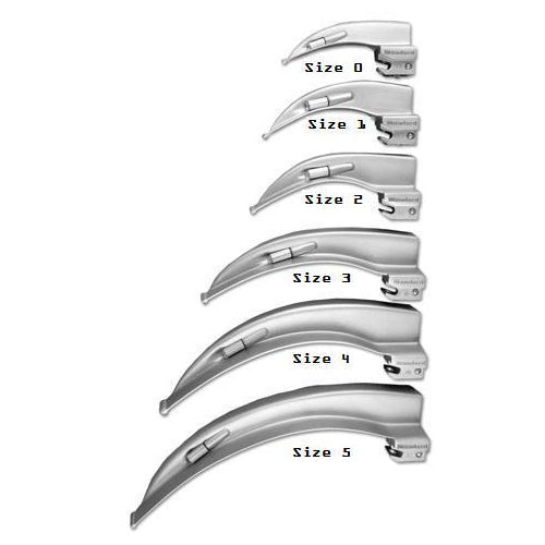 Laryngoscope Blade Macintosh (6 sizes available)