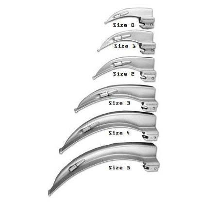 Laryngoscope Blade Macintosh (6 sizes available)