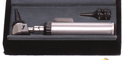 Otoscope 2.5V, 2.5x Magnification, 5 Re-Useable Speculae (6 colors)