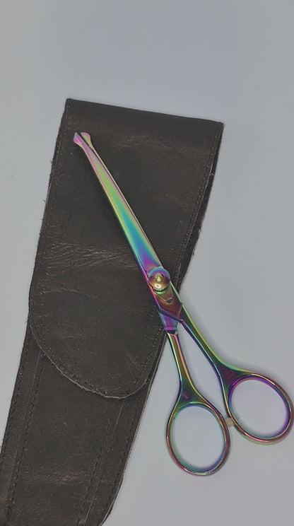 Pet Grooming Scissors 6" Curved, Blunt Tips