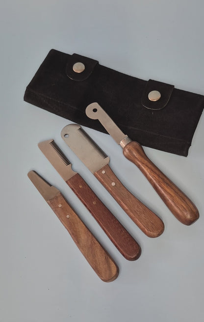 Pet Stripping Knife Set of 4