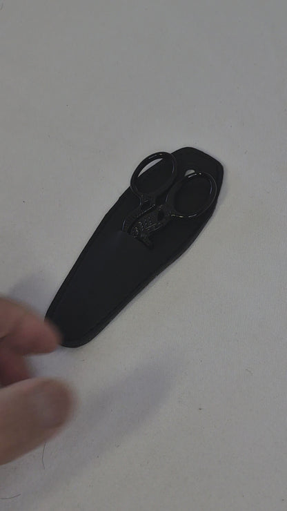 Black Cat Needlepoint Scissor