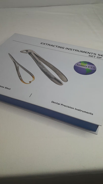 Set of 9 Dental Extraction Forcep