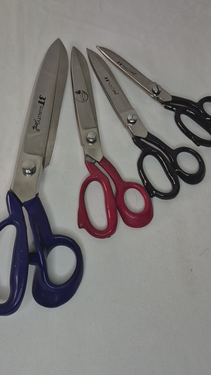 TAMSCO, Tailor Scissors Heavy Duty Set of 4 - (8", 10", 12", & 14")