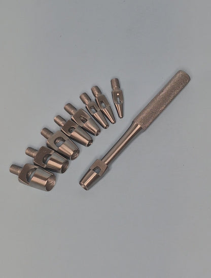 Keyes Dermal Punch Set (9) with interchangeable heads