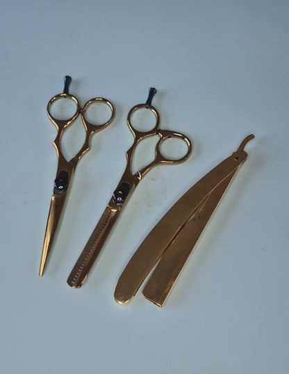Hair Dressing Shears Gold