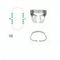 Tamsco Rubber Dam Clamp (Molar Winged) #18