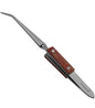 Cross Action, Insulated Handles 6" bent tweezers
