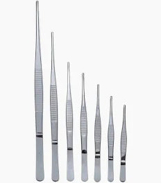 Tissue Thumb Forcep 1x2 teeth (Available in 6 sizes)