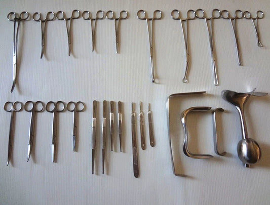 Vaginal Basic Set of 58 instruments (German Stainless Steel)