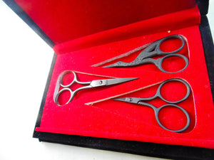 Premium Line Scissors Set of 3 in felt box
