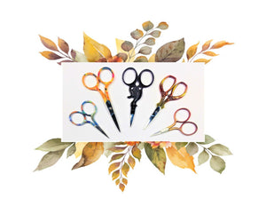 Unique Selection of Autumn Themed Precision Scissors (From USA)