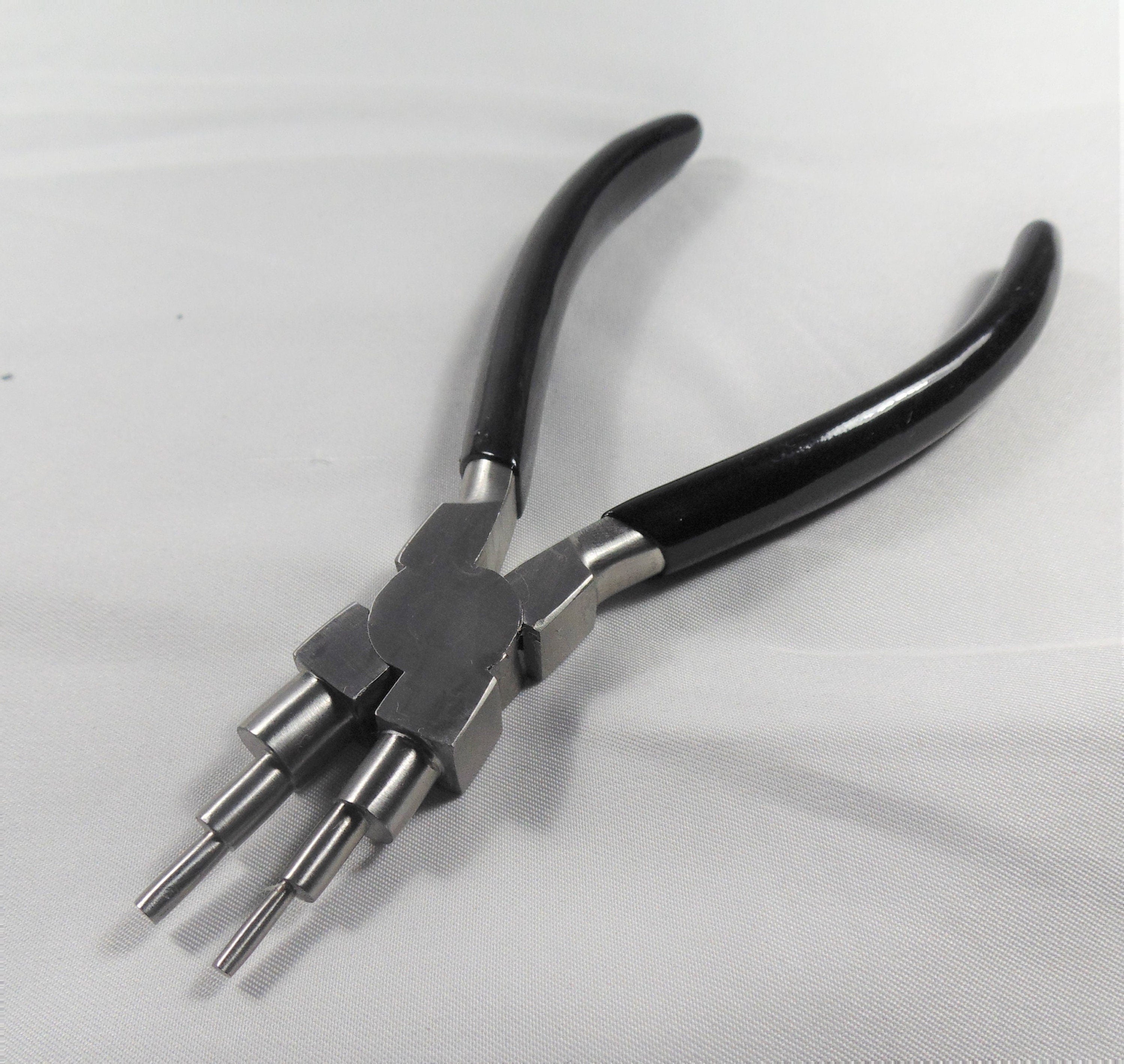 Double multi-step wire looping pliers 6