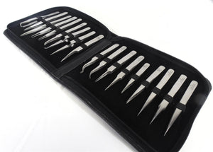Complete Precision Tweezer Set (18) from USA